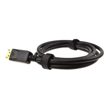 Câble DisplayPort mâle vers mâle – DP 1.2 4K 1,8 m Noir