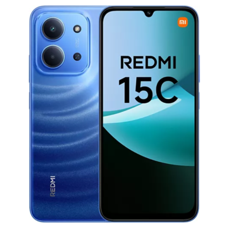 Xiaomi Redmi 15C 6 Go RAM + 128 Go ROM Bleu Sans NFC - EU - 