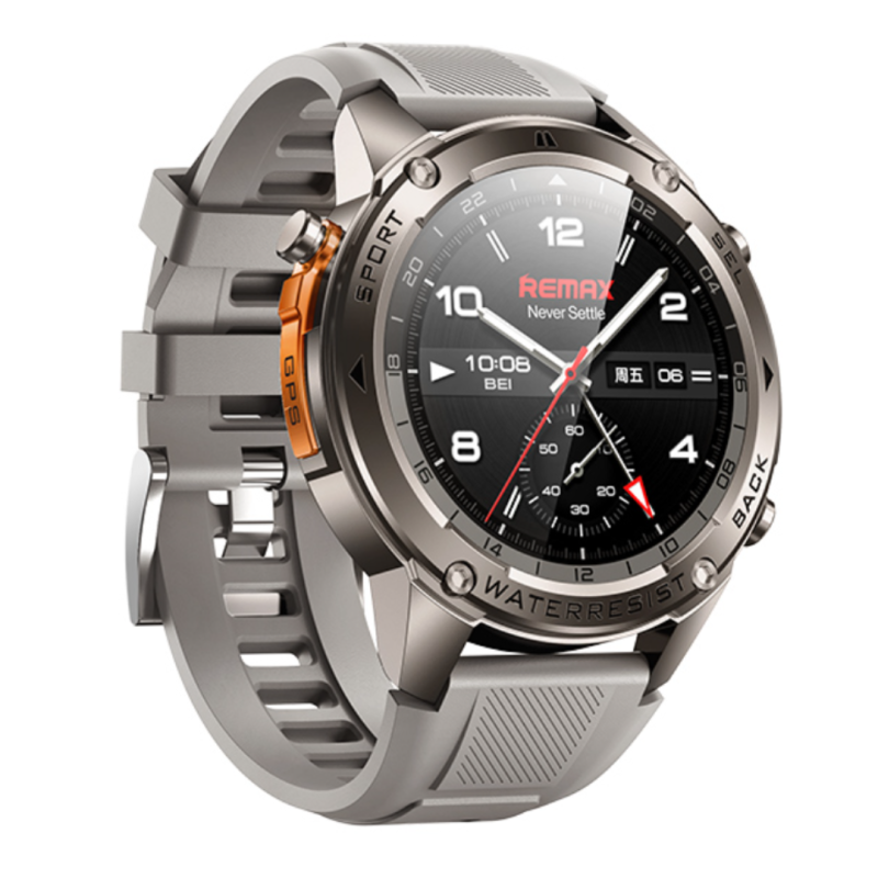 Montre Connectée 500mAh REMAX Watch18 de Positionnement GPS pour Sports - AMOLED - Argent — REMAX · Smarty Paris 18e