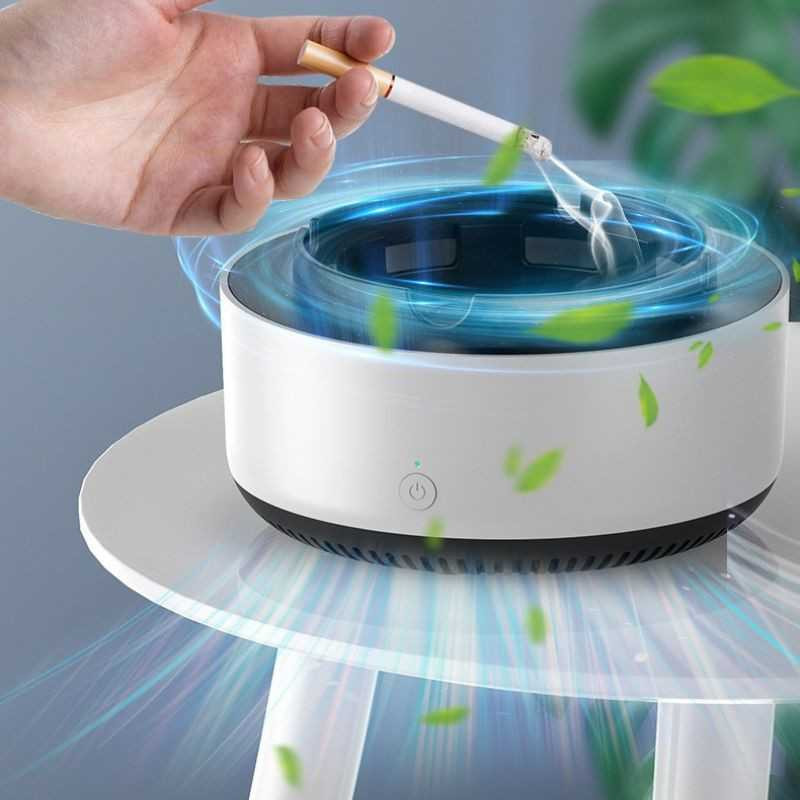 Electric Ashtray and Air Purifier ECO – Grey Electric Ashtray and Air Purifier ECO – Grey