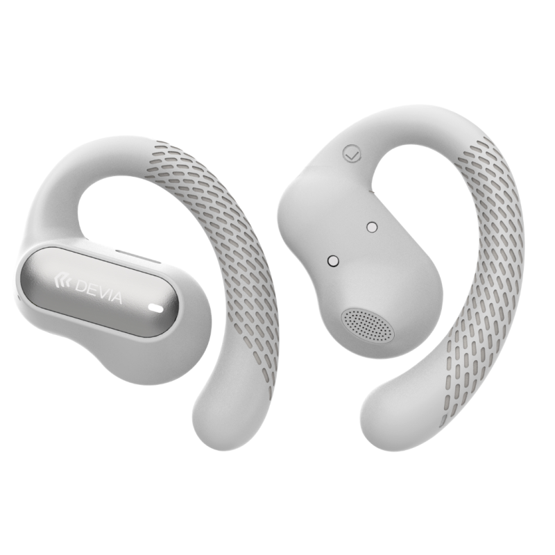 Écouteurs sans fil Devia série Star OWS E3 EM055 – Bluetooth, 10 h, blanc Écouteurs sans fil Devia série Star OWS E3 EM055 – Bluetooth, 10 h, blanc