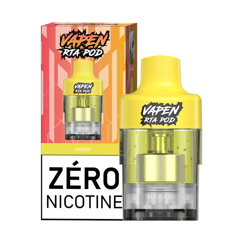 E-liquid Refill for Vapen RTA Pod – 24 ml, 12,000 puffs, 0% nicotine, Hawaii E-liquid Refill for Vapen RTA Pod – 24 ml, 12,000 puffs, 0% nicotine, Hawaii