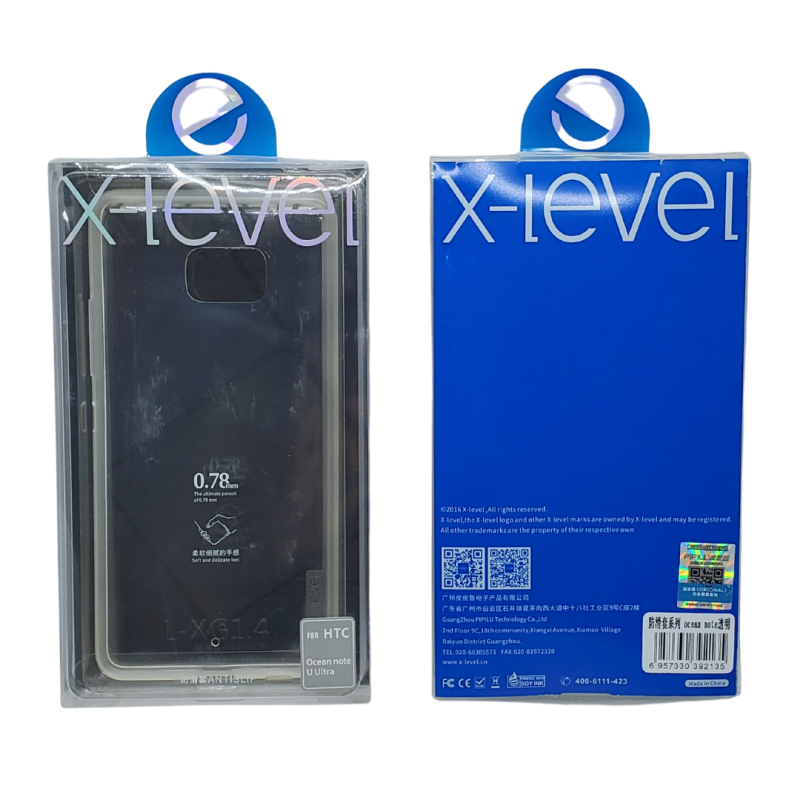 Transparent case X-level Crystal – HTC Ocean Note Transparent case X-level Crystal – HTC Ocean Note