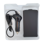 Coque cuir ECO Pack Essentiel – Nokia Lumia 520 Noir avec chargeur et film Coque cuir ECO Pack Essentiel – Nokia Lumia 520 Noir avec chargeur et film