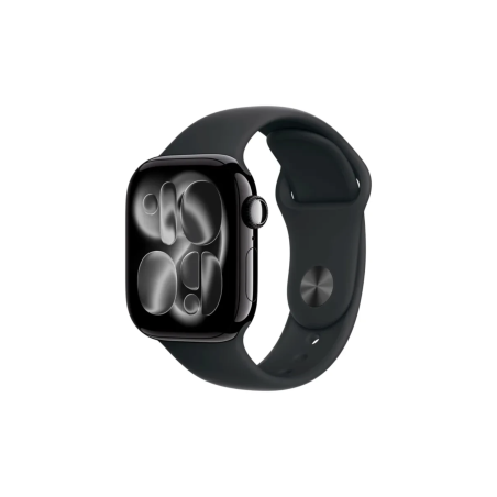 Montre Connectée Apple Watch Series 11 GPS 46mm Aluminium Noir avec Bracelet Sport M/L - Neuf | Smarty Paris