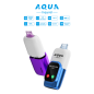 Vapoteuse AQUA Liquid format smartphone USB-C – 20 000 bouffées · 20 mg/ml nicotine · Fraise glacée Vapoteuse AQUA Liquid format smartphone USB-C – 20 000 bouffées · 20 mg/ml nicotine · Fraise glacée