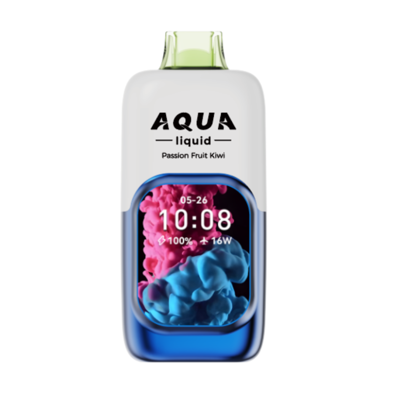 Vape AQUA Liquid Smartphone – Type-C, 20,000 puffs, 20 mg/ml, Passion Fruit Kiwi Vape AQUA Liquid Smartphone – Type-C, 20,000 puffs, 20 mg/ml, Passion Fruit Kiwi