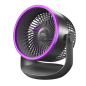 Ventilateur de bureau REMAX Fonzyr Series F27 – Gris violet Ventilateur de bureau REMAX Fonzyr Series F27 – Gris violet