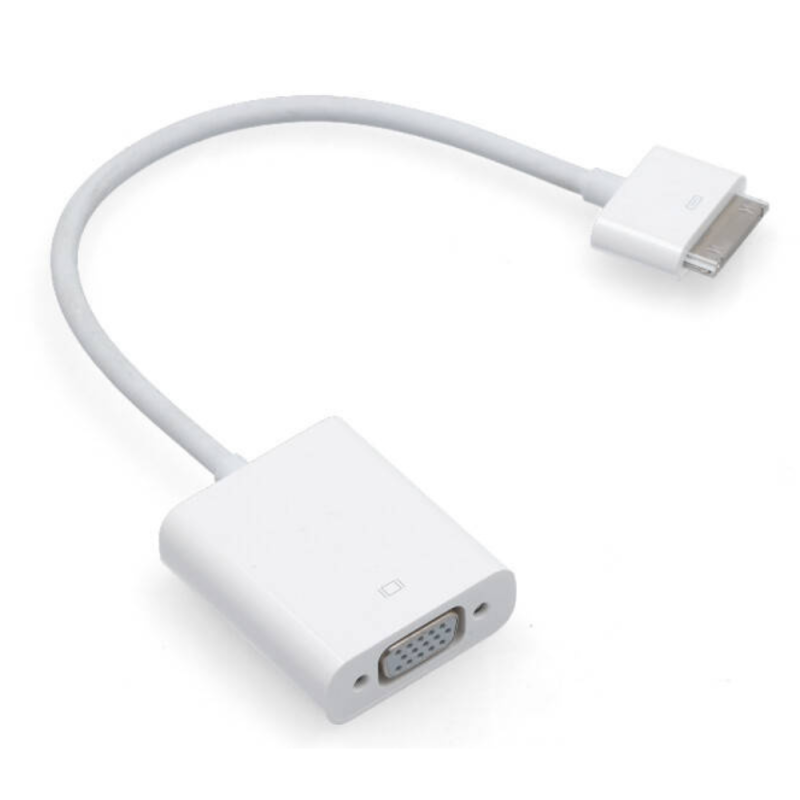Apple Adaptateur 30 broches VGA MC552AM/B – iPhone 4 / iPad 2 Apple Adaptateur 30 broches VGA MC552AM/B – iPhone 4 / iPad 2