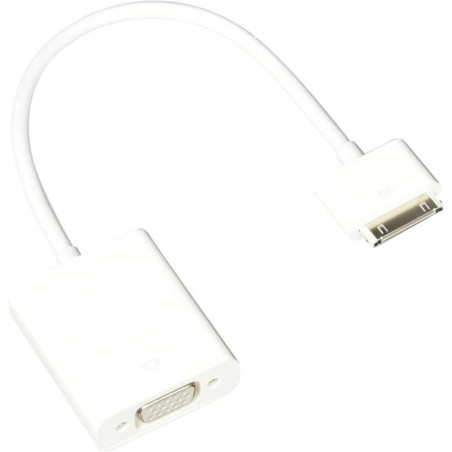 Apple Adaptateur 30 broches VGA MC552AM/B – iPhone 4 / iPad 2