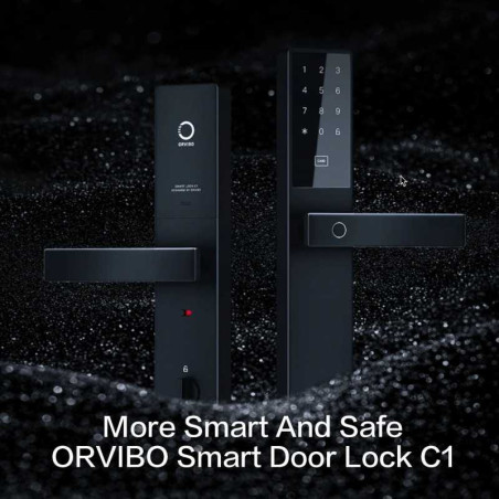 Smart door lock Orvibo C1 – Wi-Fi, fingerprint, keypad, 352 × 70 × 67 mm