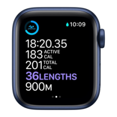 Montre Connectée Apple Watch Series 7 GPS 41mm Bleu Aluminium (Sans Bracelet et Accessoires) - Grade A — R3 · Smarty Paris 18e