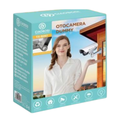 TX-9297 silver dummy camera | Smarty