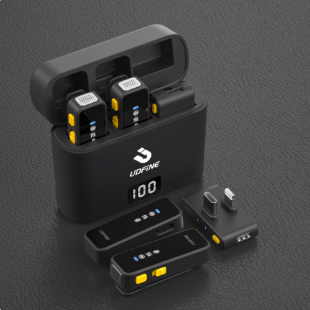 Wireless Microphone Udfine Mic Lite – Black U25BLA01LI