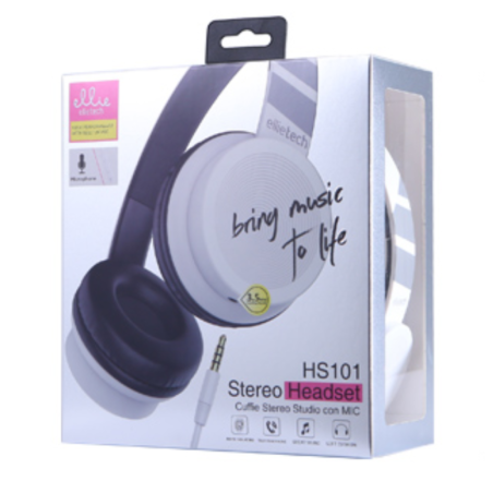 Ellietech HS101 Wired Headset White | Smarty