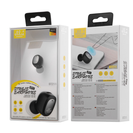 Ellietech BT211 Bluetooth Earbuds Black | Smarty