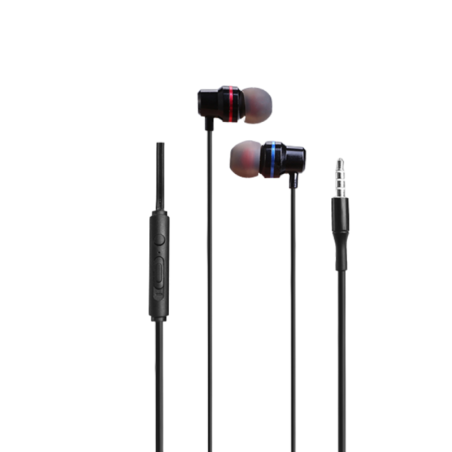 Hands-Free Jack Earbuds Ellietech AT209 – Black