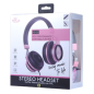 Casque filaire Ellietech HS102 – câble jack, micro, rose Casque filaire Ellietech HS102 – câble jack, micro, rose