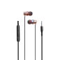 Écouteurs filaires Ellietech AT209 – jack, kit mains libres, or
