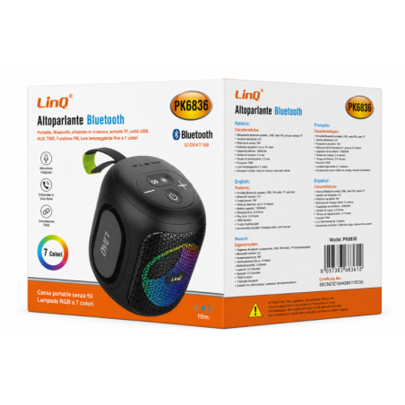 LinQ PK6836 Portable Bluetooth Speaker | Smarty