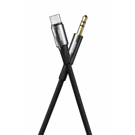 Câble Adaptateur Type-C / Jack 3.5mm REMAX CB08(C-3.5M) - 1.2M - Noir