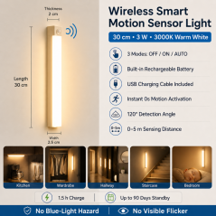Lampe LED à Détecteur de Mouvement Sans Fil 3 | Smarty Paris