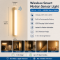 Lampe LED à Détecteur de Mouvement Sans Fil 30cm 3W 3000K USB Rechargeable - Blanc Chaud Lampe LED à Détecteur de Mouvement Sans Fil 30cm 3W 3000K USB Rechargeable - Blanc Chaud
