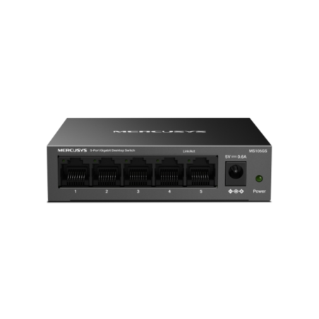 Desktop Network Switch Mercusys MS105GS – 5 Gigabit Ports