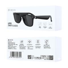 Lunettes intelligentes AI Devia Lite 1 - Noir | Smarty Paris