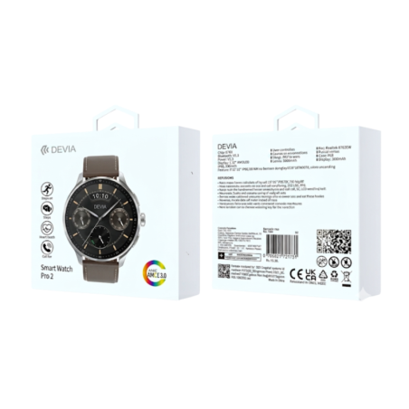 Montre Connectée Devia Smart Watch Pro 6 - Argent