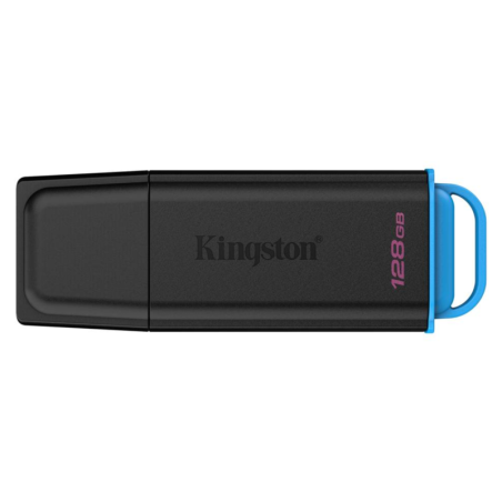 Clé USB Kingston DataTraveler USB-A 3.2 128 Go DTXG2/128GB - Noir/Bleu