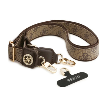 Tour de Cou Universel Longueur avec 4G Logo Métal GUESS GUUCNP4DGMW – Marron