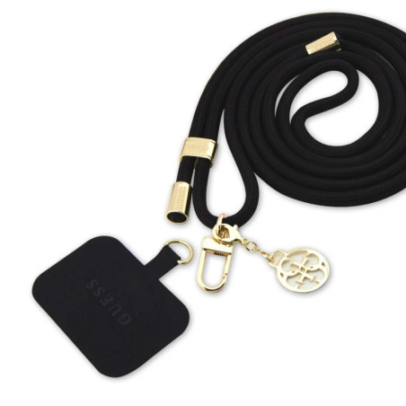Cordon universel longueur max 150 cm GUESS GUOUCNMG4EK – Noir