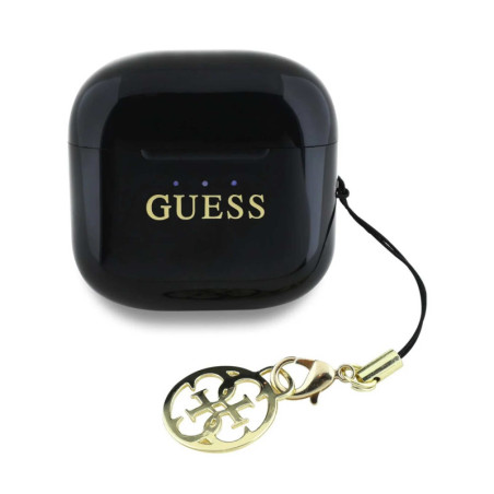 Écouteurs TWS sans Fil Bluetooth avec Charm 4G GUESS GUTWSXMCCLK - Noir