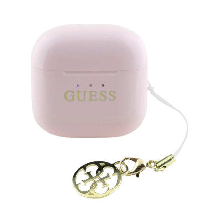 Écouteurs TWS sans Fil Bluetooth avec Charm 4G GUESS GUTWSXMCCLP - Rose