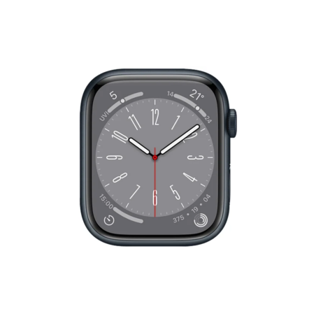 Montre Connectée Apple Watch Series 8 GPS 45mm Minuit Aluminium Sans Bracelet - Grade B avec Boîte et Chargeur | Smarty Paris