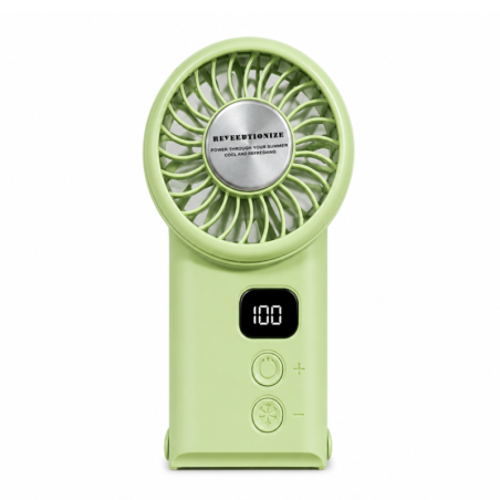 Ventilateur Portable 100 Vitesses 1800mAh USB-C X33 - Vert