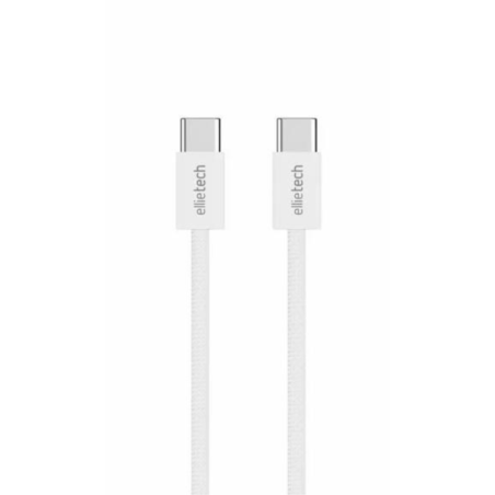 Câble USB-C / USB-C Ellietech CW204 60W 1M - Blanc