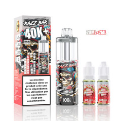 RAZZBAR 40K+ Puffs - Mûre Framboise Rouge | Smarty Paris 18e