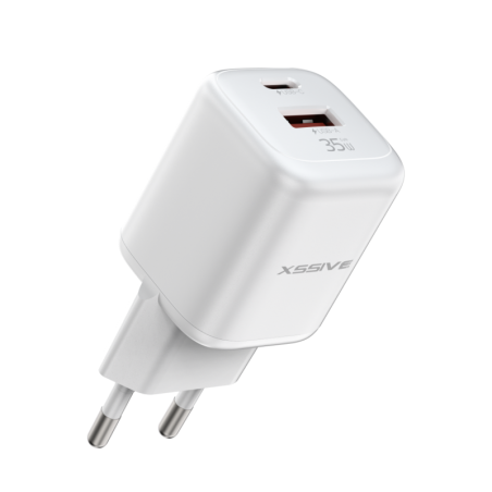 Mini Chargeur Rapide USB-C / USB-A GaN 35W XSSIVE XSS-AC31