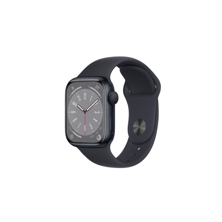 Montre Connectée Apple Watch Series 9 GPS 41mm Minuit Aluminium avec Bracelet - Reconditionné grade A | Smarty
