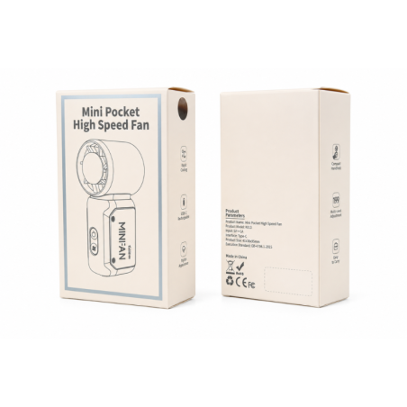 Mini Ventilateur Portable avec Plaque de Refroidissement D-power K813 - Blanc