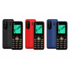 Téléphone Portable 4 SIM X10 3600mAh avec Lampe Torche - Noir - Neuf