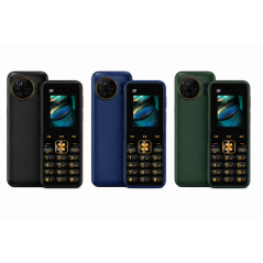 Téléphone Portable 4 SIM X30 3600mAh avec Lampe Torche - Noir - Neuf