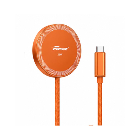 Chargeur Magnétique Sans Fil 25W Type-C FASR FS-MAG1 - Orange