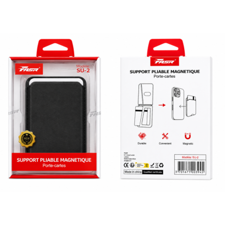 Porte-Cartes Non Pliable MagSafe FASR SU-2 - Noir