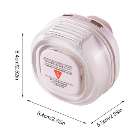 Mini Ventilateur Portable avec Clip Rotatif à 360° 1000mAh FC12 – Rose
