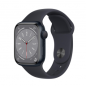 Montre Connectée Apple Watch Series 9 GPS 45mm Minuit Aluminium avec Bracelet - Grade AB