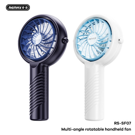 Ventilateur Portable Rotatif 1200mAh Remax RS-SF07 - Bleu Foncé