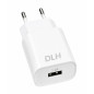 Mains Adapter DLH USB-A DY-AU2160W – 5 W, White, Bulk